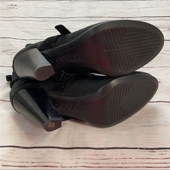 Ecco Slouch 75 Shape Bling Black Booties - Picture 14 of 15